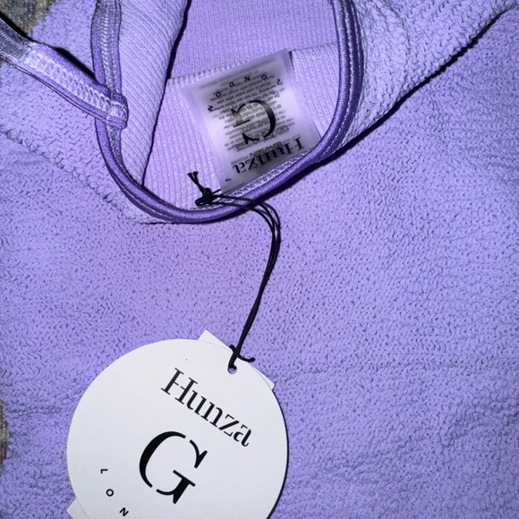 NEW Hunza G Pamela Crinkle One piece in Lilac - Picture 9 of 10